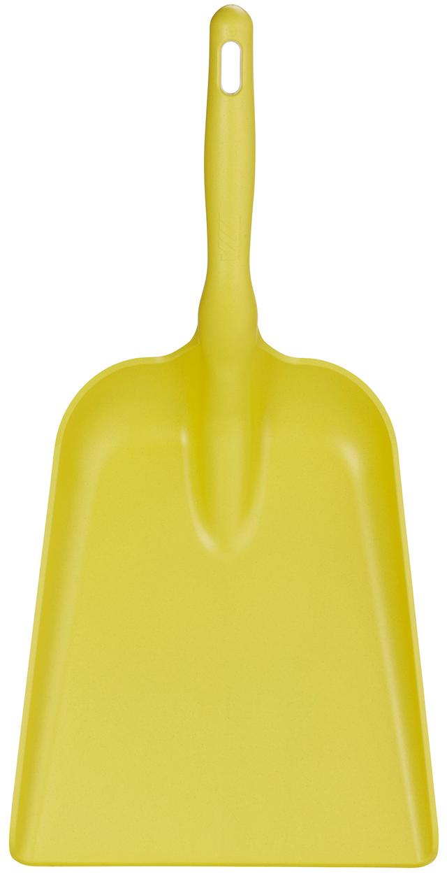 Vikan Hand shovel, Metal Detectable, 327 x 271 x 50 mm, 550 mm, Yellow