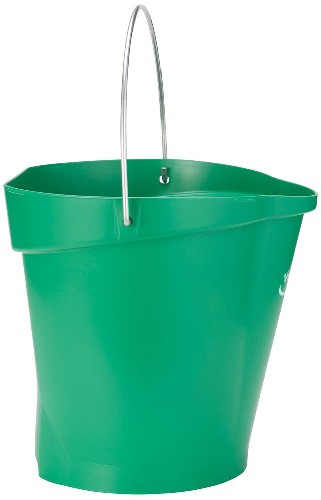 Vikan Bucket, Metal Detectable, 12 Litre, Green