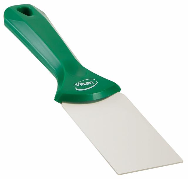 Stainless Steel Hand Scraper, 50 mm, Green