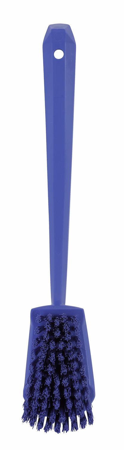 Vikan Washing Brush w/long handle, 415 mm, Hard, Purple