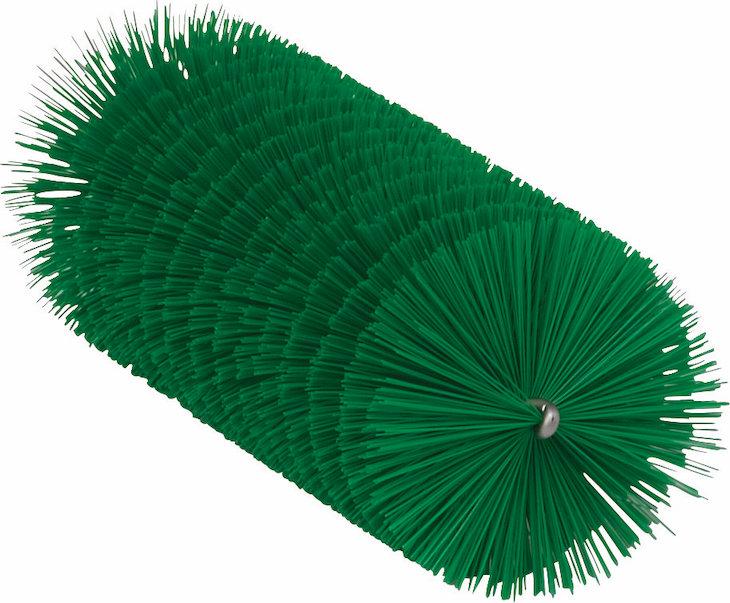 Tube Brush f/flexible handle 53515 or 53525, Ø60 mm, 200 mm, Medium, Green