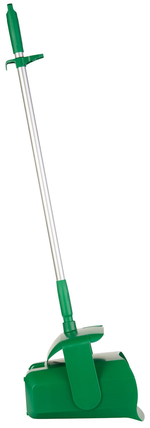 Vikan Dustpan set, closable with broom, 335 mm, Medium, Green