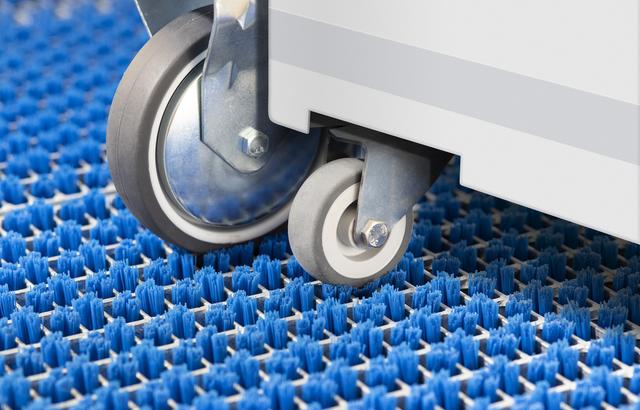 ProfilGate® xs65 dry tire cleaning system, WLH (mm) 1069 x 980 x 65, 1 x V2A-Tray, 3 x Grate