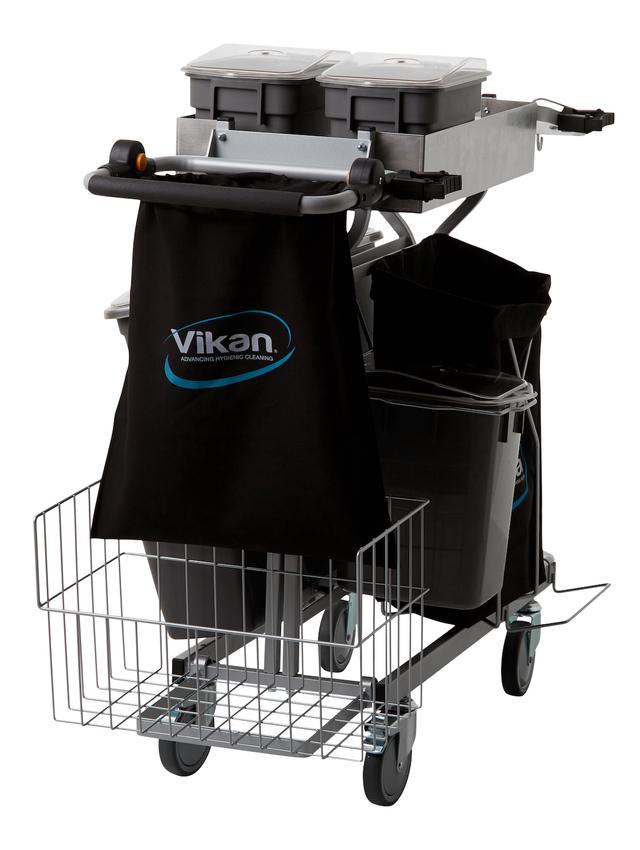 Vikan Compact Cleaning Trolley Plus, 60 cm, Grey