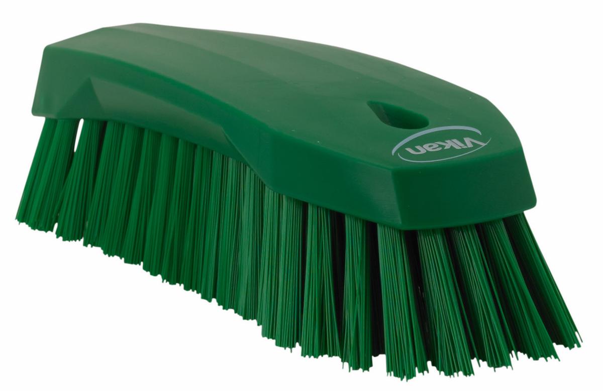 Vikan Hand Brush L, 200 mm, Hard, Green