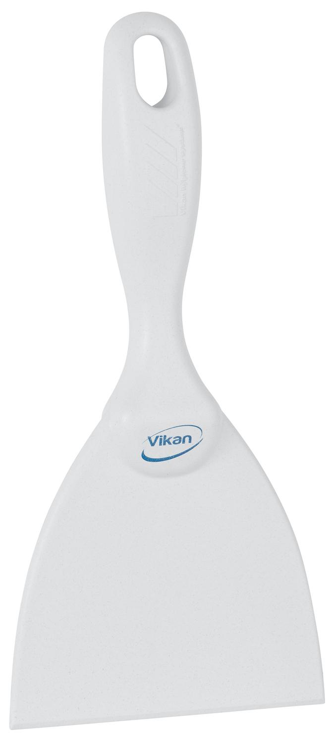 Vikan Hand Scraper, Metal Detectable, 102 mm, White