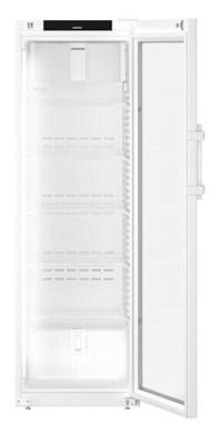 Liebherr HMFvh 4011 pharmaceutical refridgerator, +5 °C, 420 L, (mm) 597 x 654 x 1884, fan-assisted cooling, compliant with DIN 13277, glass door