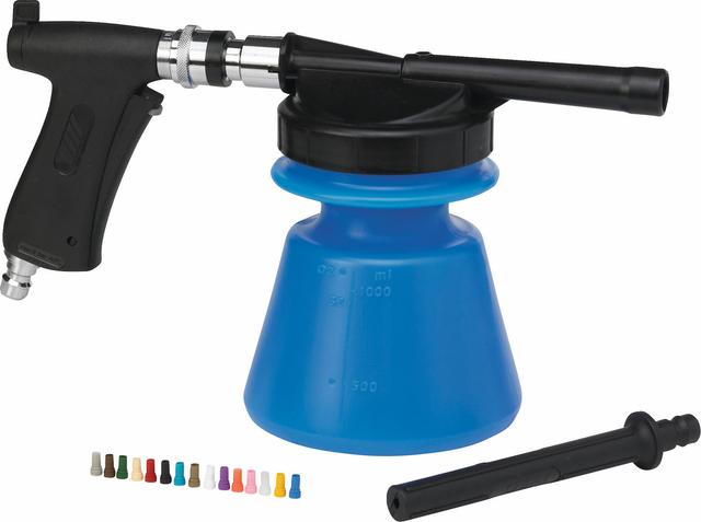 Foam sprayer incl. jet spray, 290 mm, , Blue