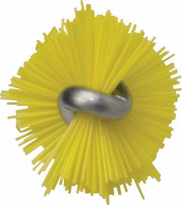 Tube Brush f/flexible handle 53515 or 53525, Ø12 mm, 200 mm, Medium, Yellow