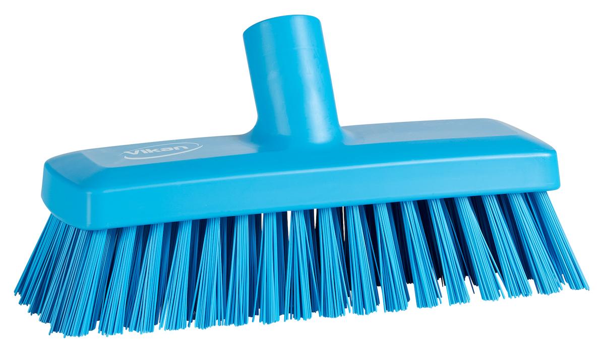 Compact Wall/Deck Scrub, 225 mm, Hard, Blue