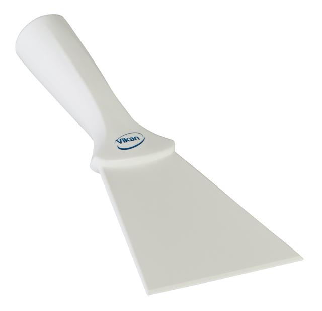 Nylon Scraper with Threaded Handle, 100 mm, White