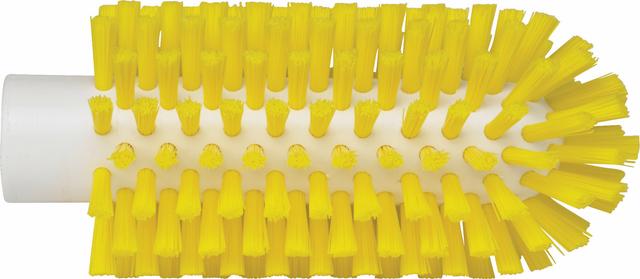 Pipe Cleaning Brush f/handle, Ø63 mm, 145 mm, Hard, Yellow