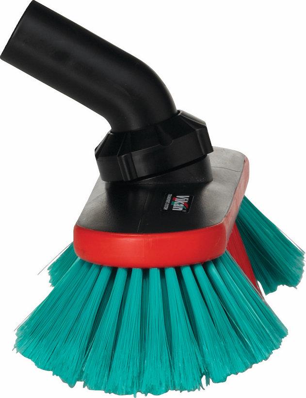 Vehicle Brush, waterfed, 250 mm, Soft/split, Black