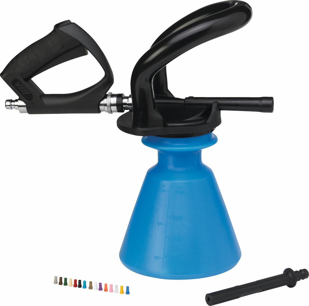 Ergo foam sprayer, incl. jet spray, 290 mm, , Blue