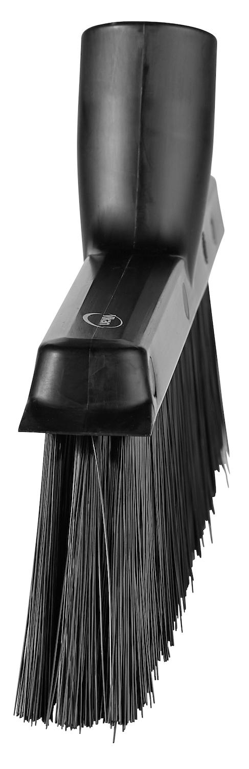 Vikan Dustpan Broom with Angled Thread, 250 mm, Medium, Black