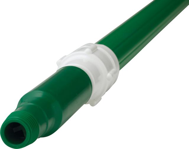 Aluminium Telescopic waterfed Handle w/metal coupling, 1600 mm, , Green