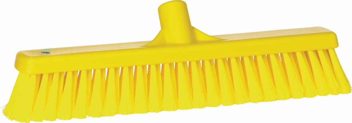 Broom, 410 mm, Soft/split, Yellow