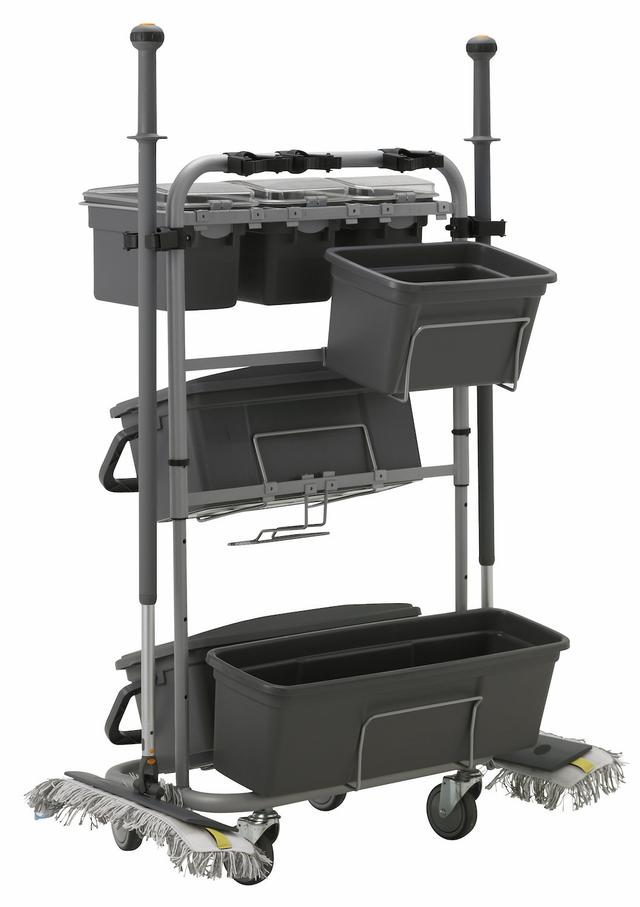 Slimliner Cleaning Trolley, 40 cm, Grey