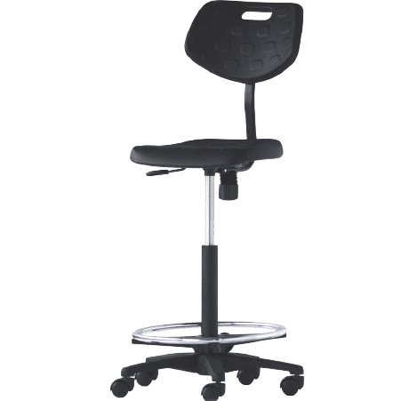 AdvanceLab lowback polyurethane chair, seat height 550mm - 790mm