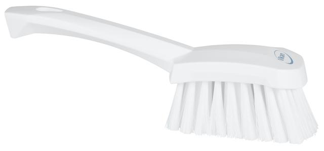 Vikan Washing Brush w/short Handle, 270 mm, Soft, White