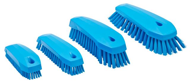 Vikan Hand Brush XL, 240 mm, Very hard, Blue