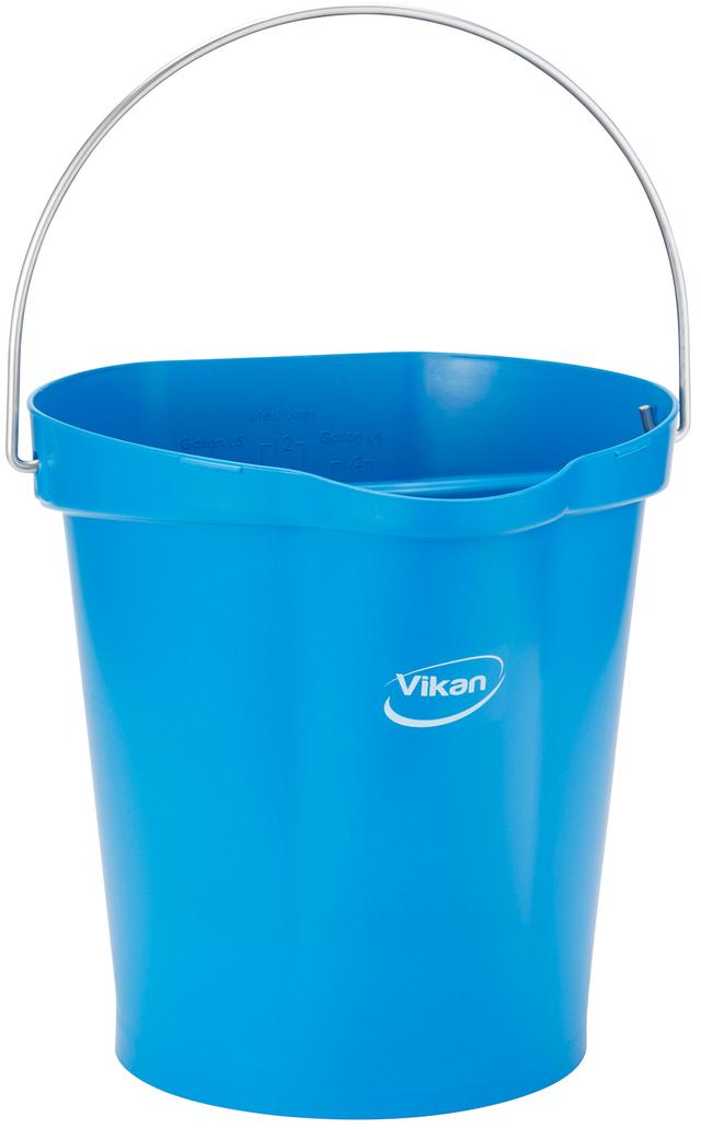 Vikan Bucket, Metal Detectable, 12 Litre, Blue