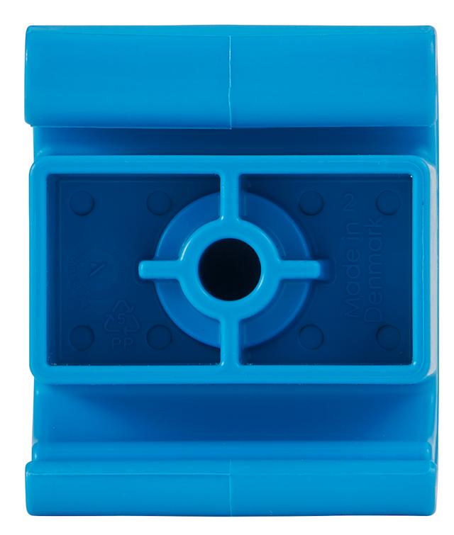 Vikan Hygienic Wall Bracket, Single Module, 41.5 mm, Blue