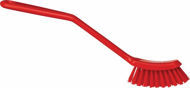 Dish Brush, 290 mm, Medium, Red