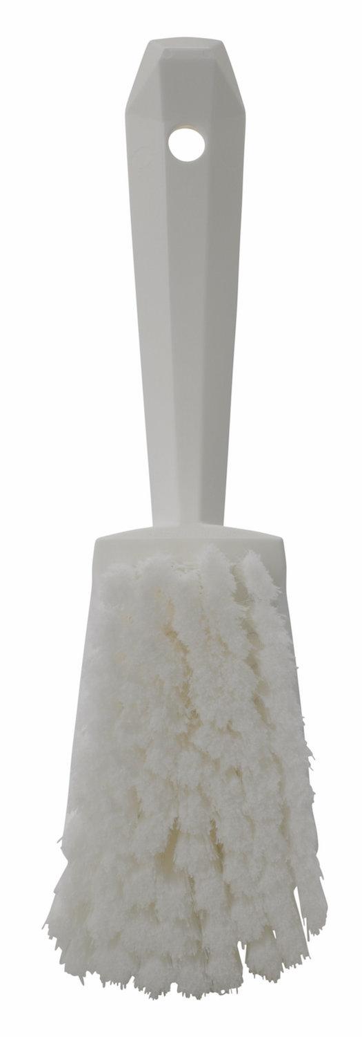 Washing Brush w/short Handle, 270 mm, Soft/split, White