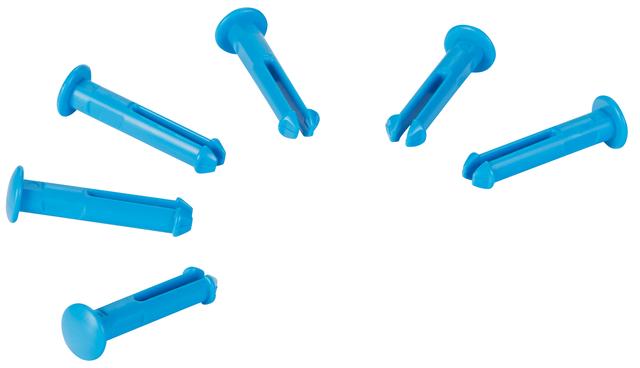 Vikan 6 spare part pins for 1011x & 1013x, Blue