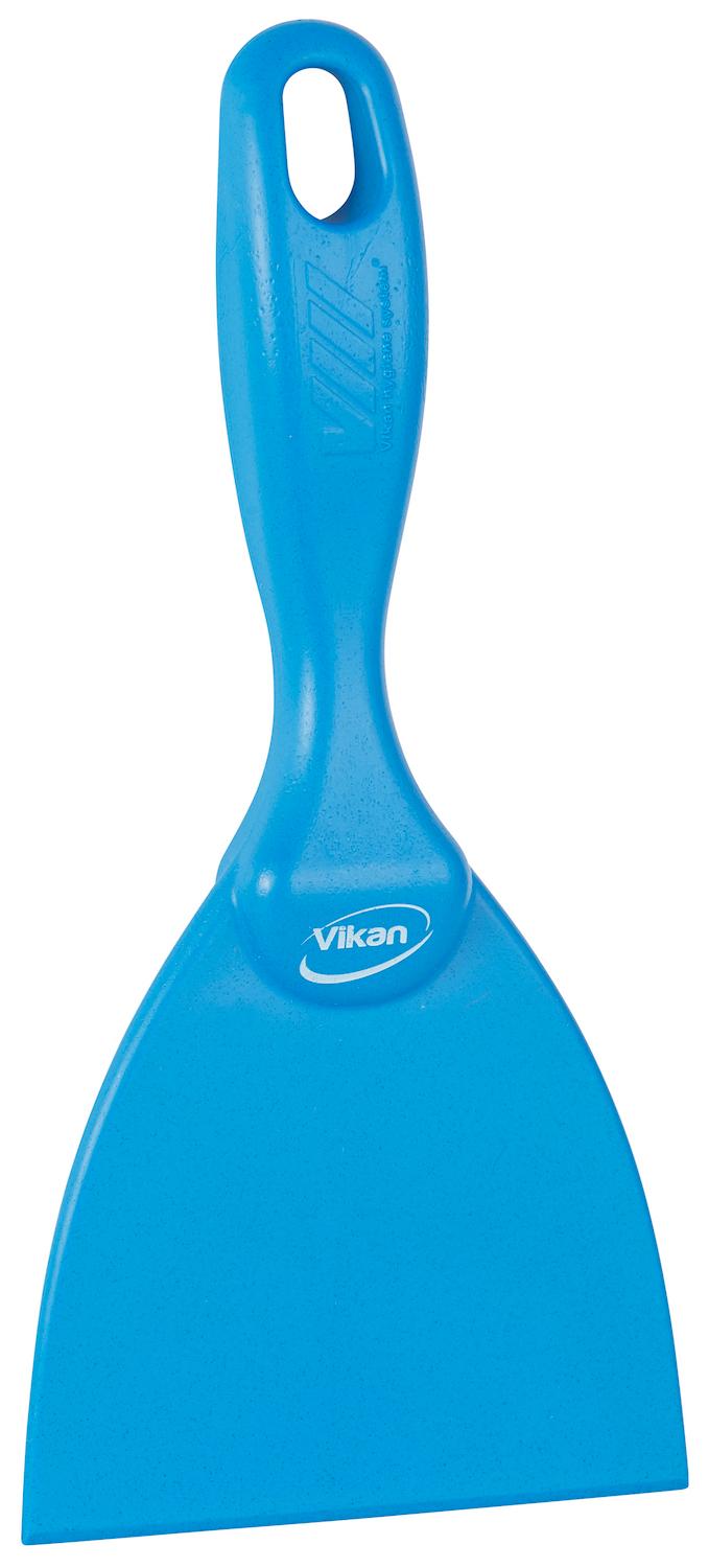 Vikan Hand Scraper, Metal Detectable, 102 mm, Blue