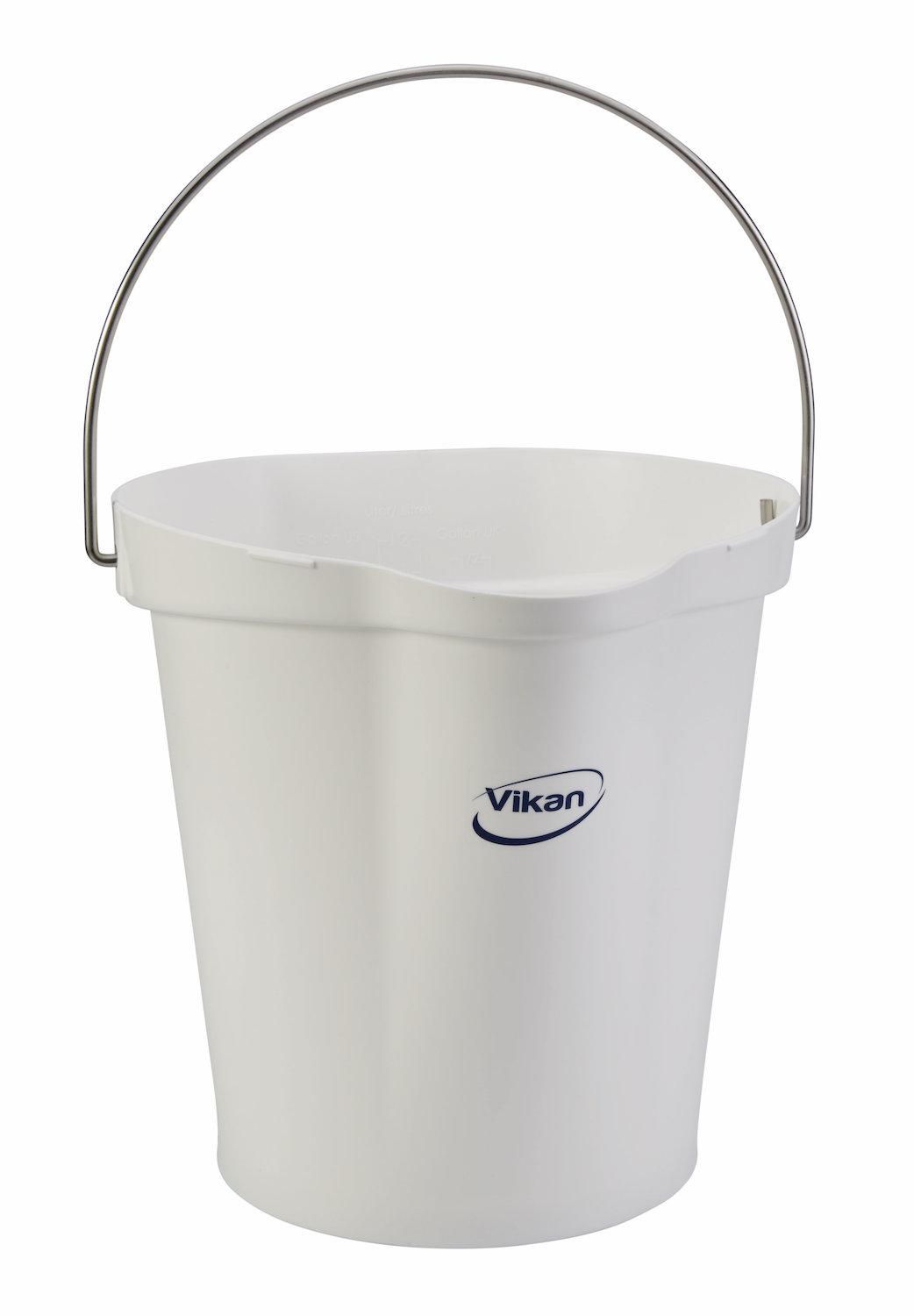 Bucket, 12 Litre, White