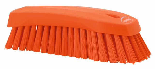 Vikan Hand Brush L, 200 mm, Hard, Orange