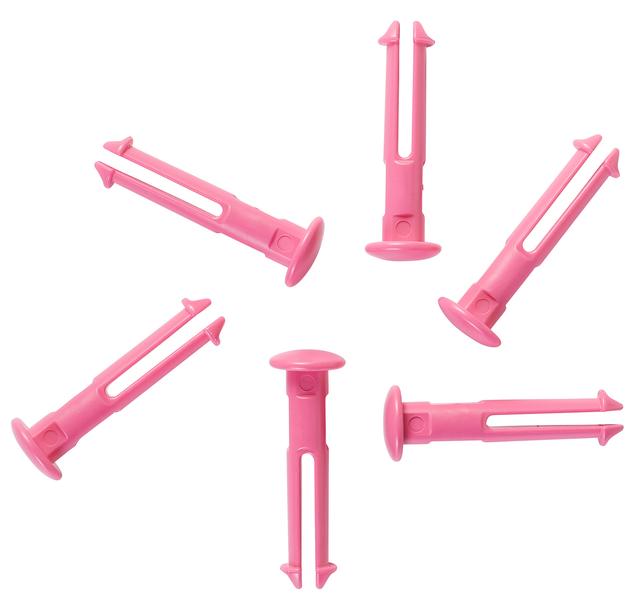 Vikan 6 spare part pins for 1011x & 1013x, Pink