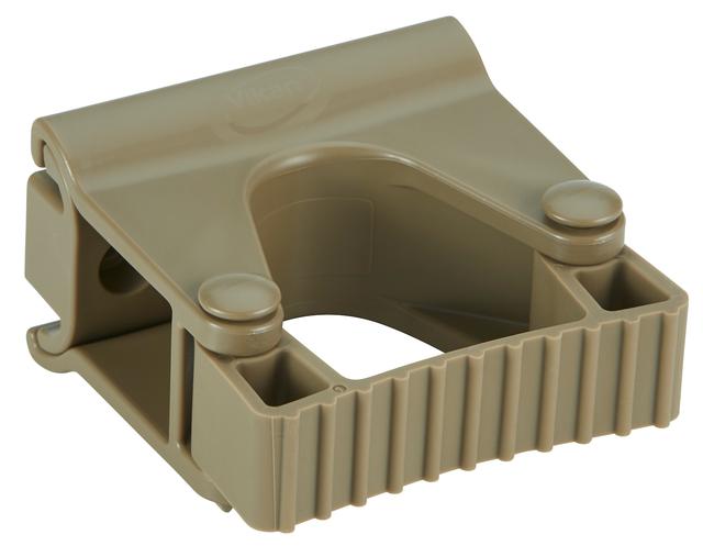 Vikan Hygienic Wall Bracket, Grip Band Module, 83 mm, Brown