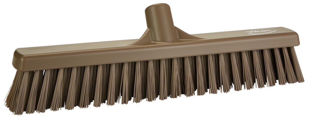 Broom, 410 mm, Soft/hard, Brown