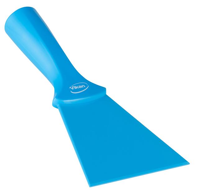 Nylon Scraper with Threaded Handle, 100 mm, Blue