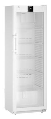 Liebherr SRFvh 4011 laboratory refridgerator, +3 °C to +16 °C, 420 L, (mm) 597 x 654 x 1884, fan-assisted cooling, plastic inner liner, glass door