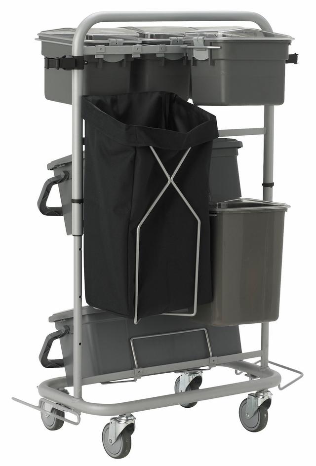 Slimliner Cleaning Trolley, 40 cm, Grey