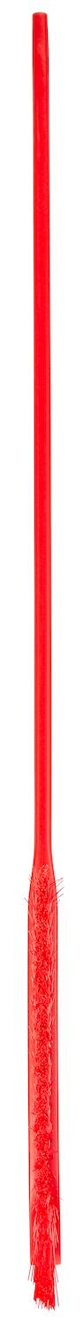 Ultra-Slim Cleaning Brush with Long Handle, 600 mm, Medium, Red