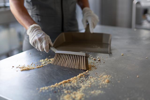 Dustpan, 330 mm, , Orange