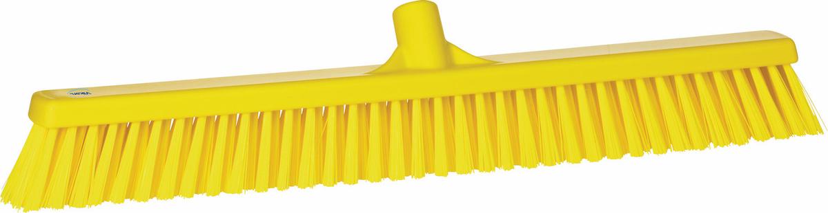 Broom, 610 mm, Soft/hard, Yellow