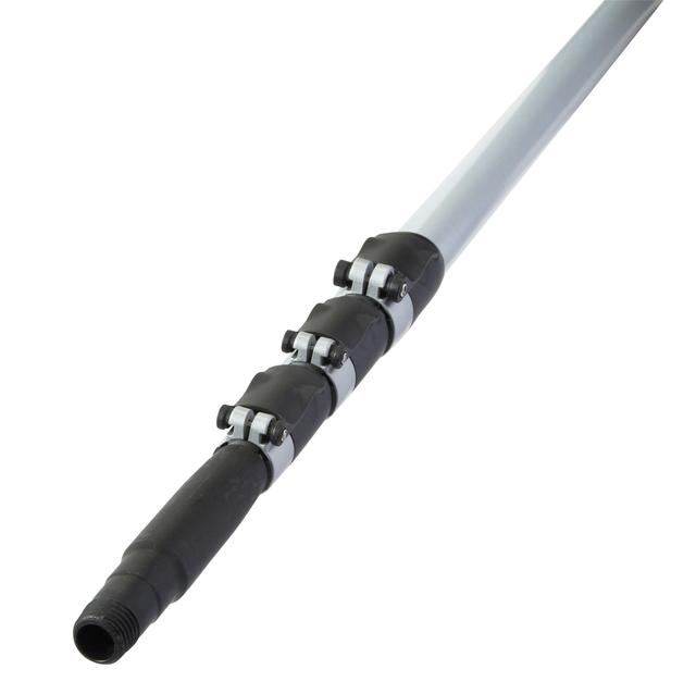 Telescopic handle, Fibre Glass, Thread, 1880 mm, , Grey