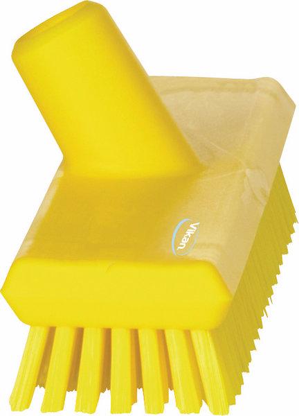 Deck Scrub, waterfed, 270 mm, Very hard, Yellow