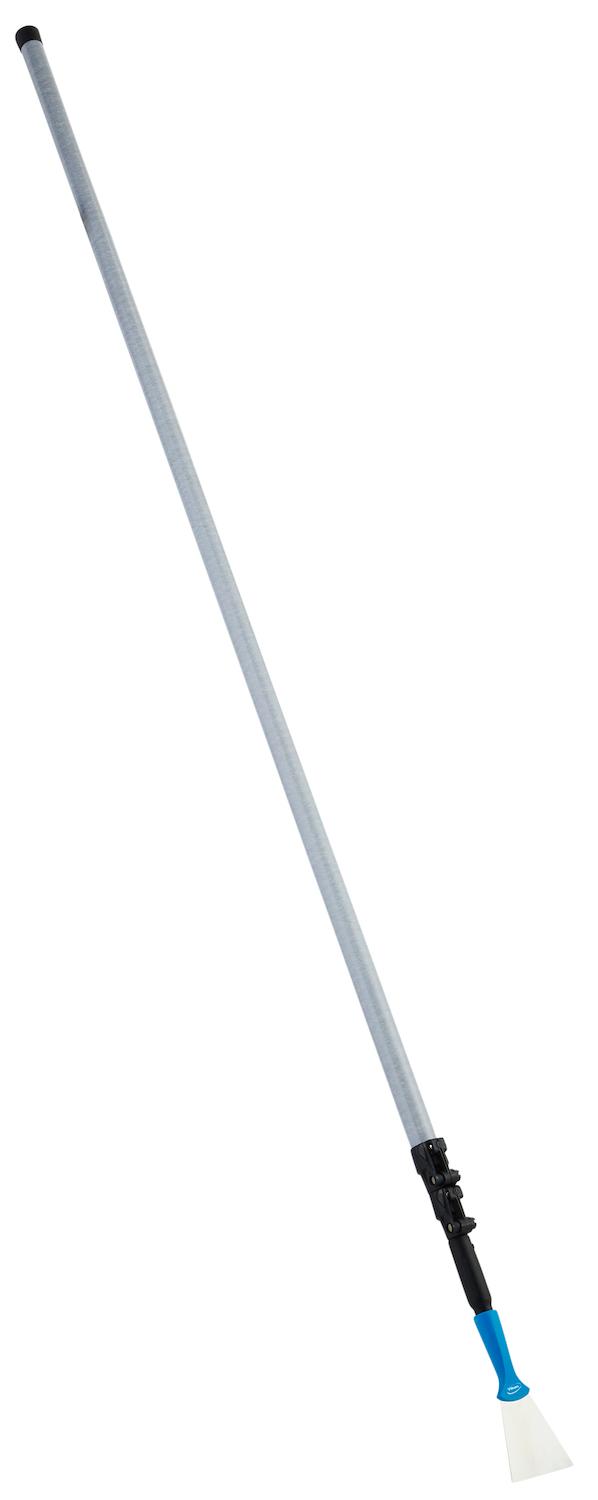 Stainless Steel Scraper with Threaded Handle, 100 mm, White