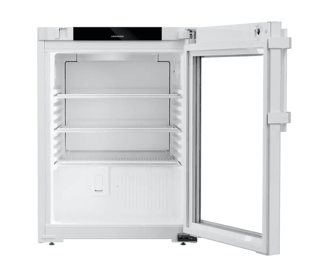 Liebherr SRTvh 1511 laboratory refridgerator, 3 °C ... +16 °C, 97 L, DIN 13277 compliant, plastic inner liner, glass door Liebherr SRTvh 1511 laboratory refridgerator, 3 °C ... +16 °C, 97 L, DIN 13277 compliant, plastic inner liner, glass door