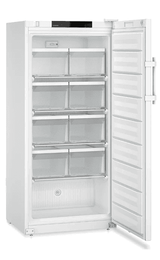 Liebherr SFFfg 5501 ver. 740 laboratory freezer, −9 °C ... −30 °C, 310 L, glass drawers, spark-free interior, steel door Liebherr SFFfg 5501 ver. 740 laboratory freezer, −9 °C ... −30 °C, 310 L, glass drawers, spark-free interior, steel door