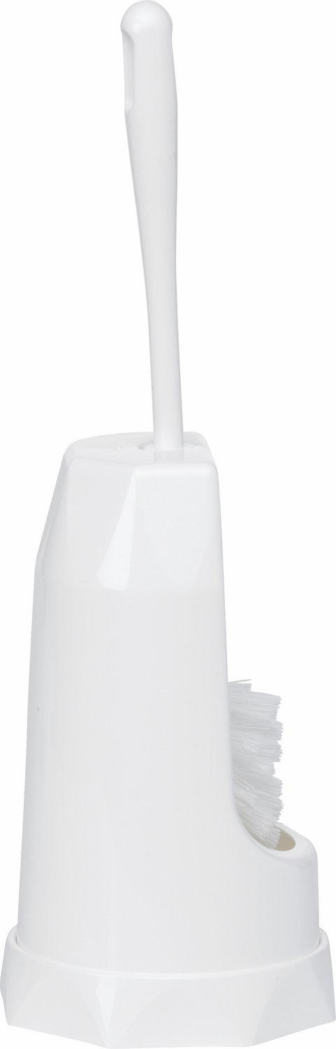 Toilet Brush w/Rim Brush, 400 mm, Medium,
White Toilet Brush w/Rim Brush, 400 mm, Medium,
White
