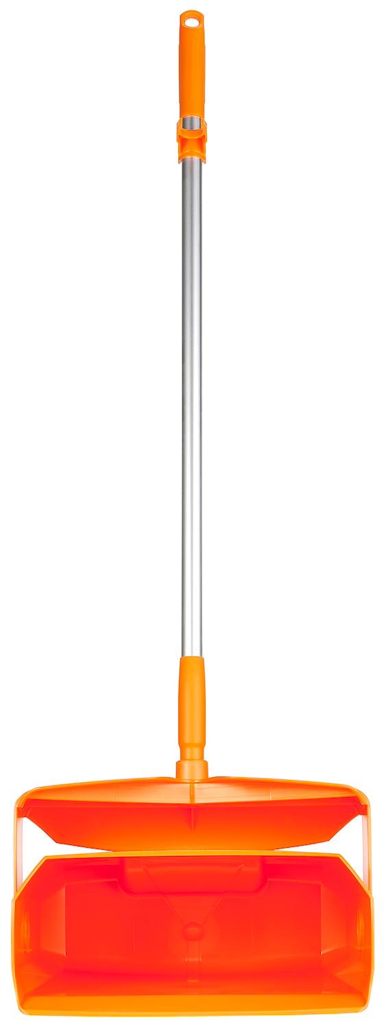 Vikan Dustpan set, closable with broom, 335 mm, Medium, Orange Vikan Dustpan set, closable with broom, 335 mm, Medium, Orange