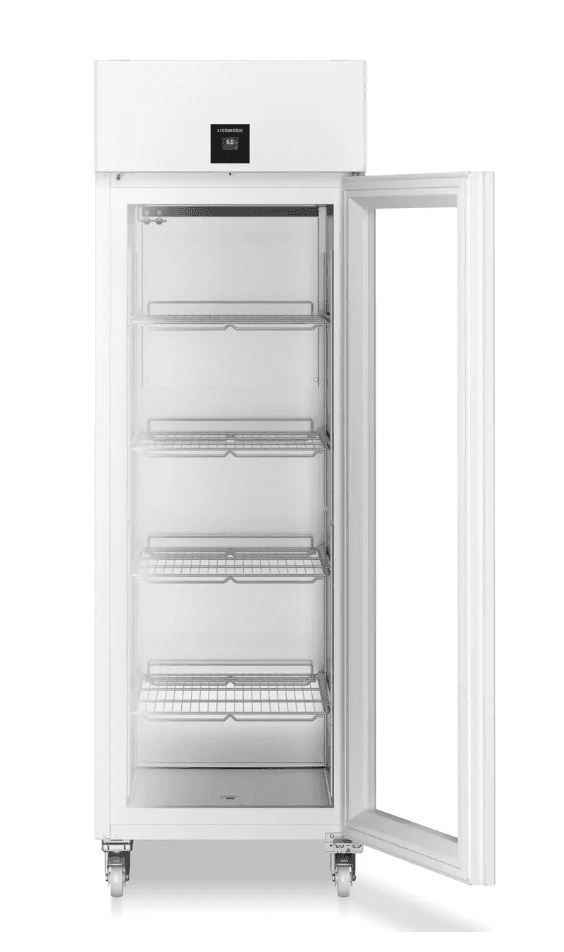 Liebherr SRPvh 6511 laboratory refrigerator, 0 °C ... +16 °C, 480 L, DIN 13277 compliant, stainless steel inner liner, glass door Liebherr SRPvh 6511 laboratory refrigerator, 0 °C ... +16 °C, 480 L, DIN 13277 compliant, stainless steel inner liner, glass door